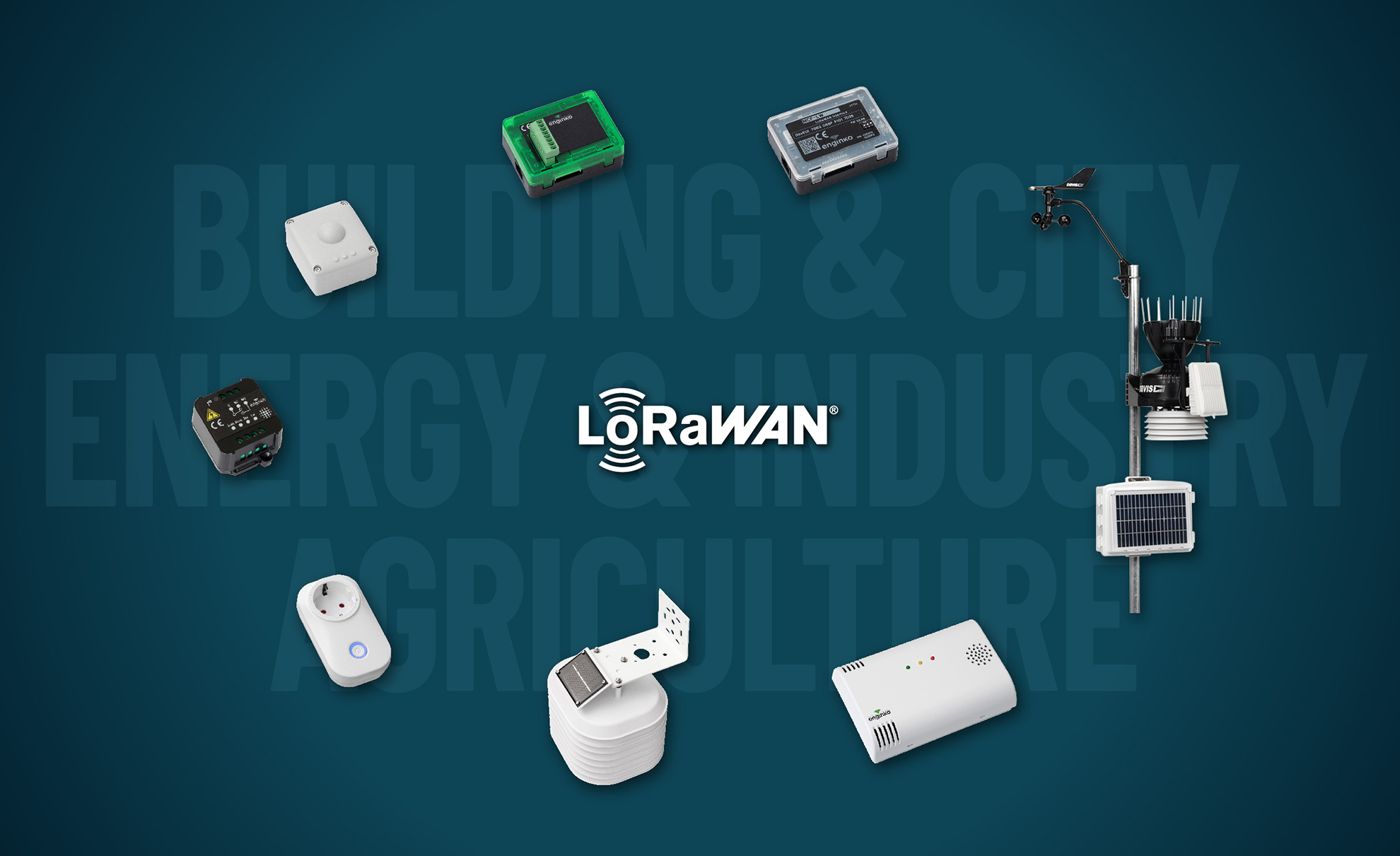 Sensors for companies and sensors for environment lorawan